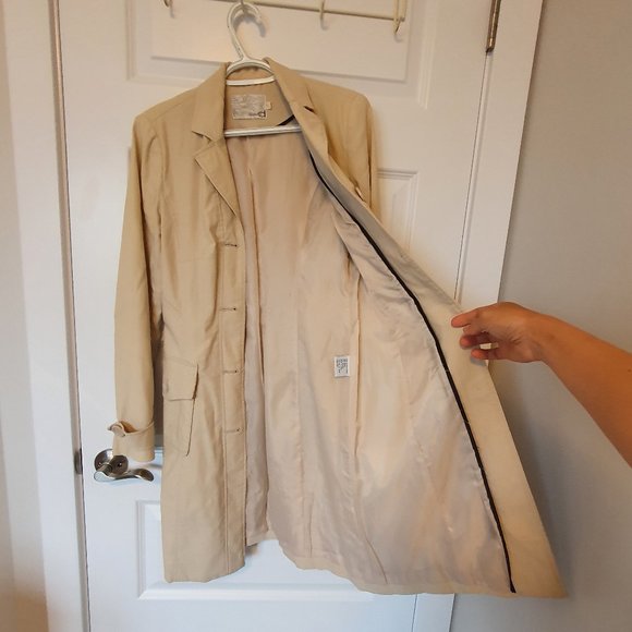 Dynamite - single breasted lapel neck trench coat (size 5) - Picture 2 of 3